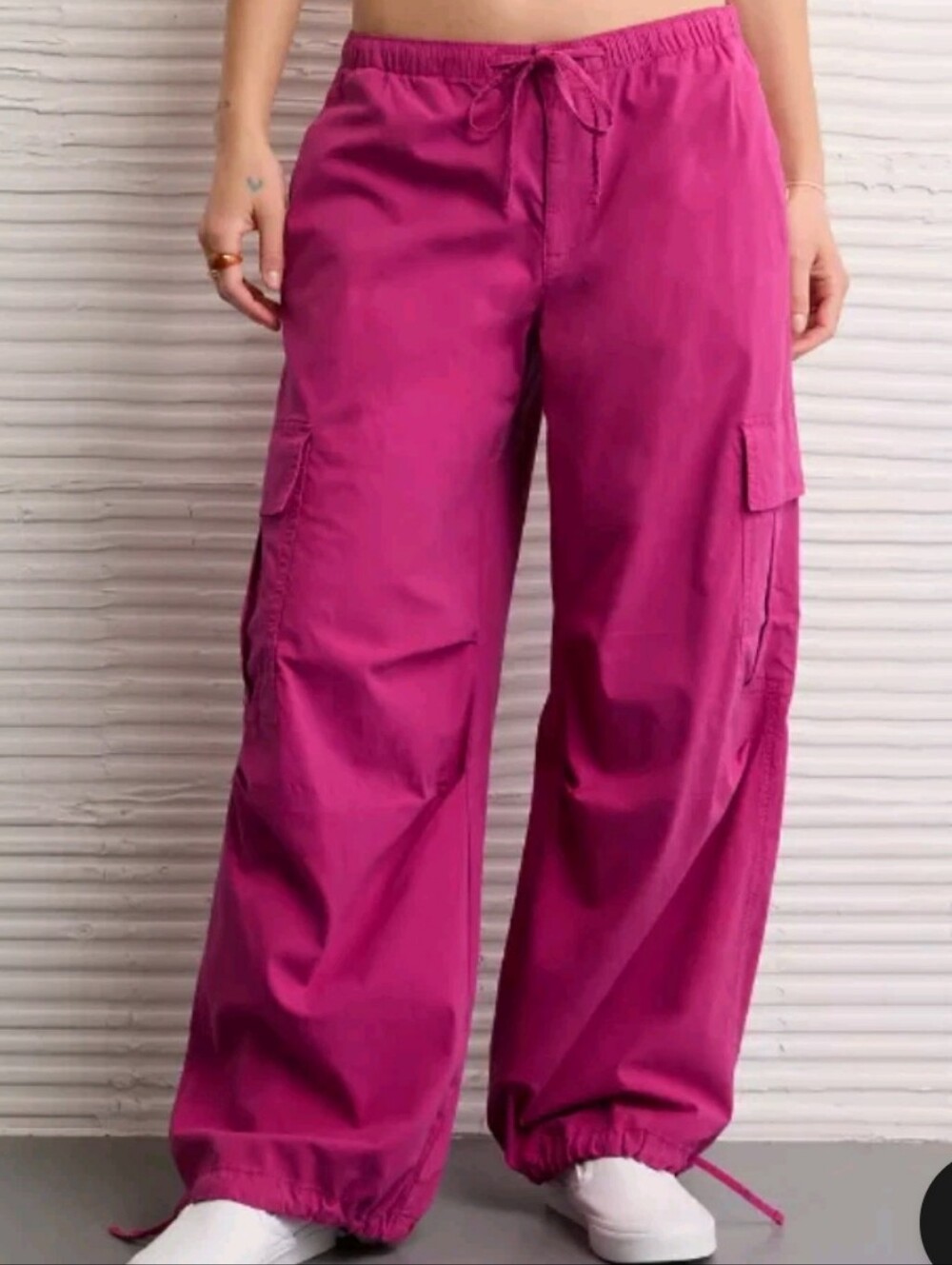 Good American Parachute Pants Large NWT